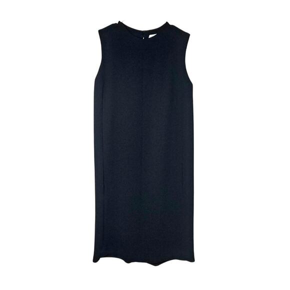 Vince Black Shift Sleeveless Dress Keyhole Back Size 2 Retail $395 - Picture 3 of 9